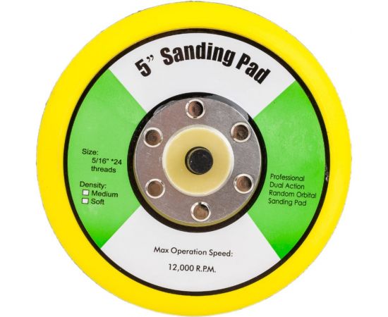 Подошва для шлифмашины 125 мм, без отверстий Pegas pneumatic 1818 