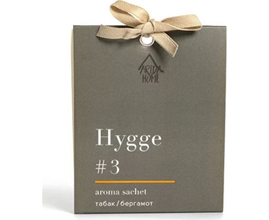 Ароматическое саше ARIDA HOME Хюгге №3 Табак/Бергамот 10 гр АР 100-184 