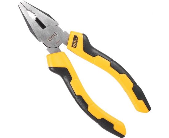 Комбинированные плоскогубцы DELI DL2006 160мм, CrV, двухкомпонентная рукоять 98444 
