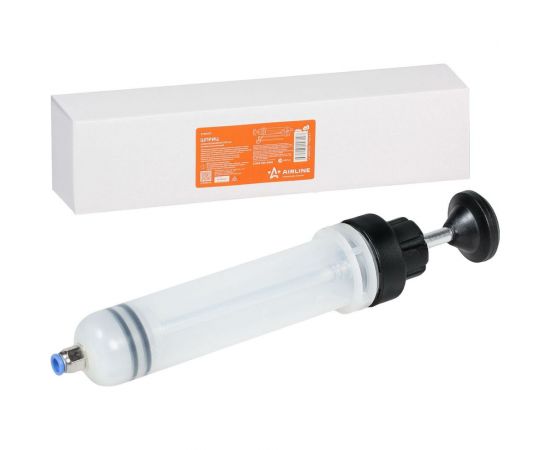 Профессиональный сливной/заливной шприц Airline пластик, 200 мл ATBA001 