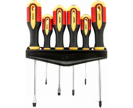 Набор отверток Энкор с трехкомпонентной рукояткой 19836 