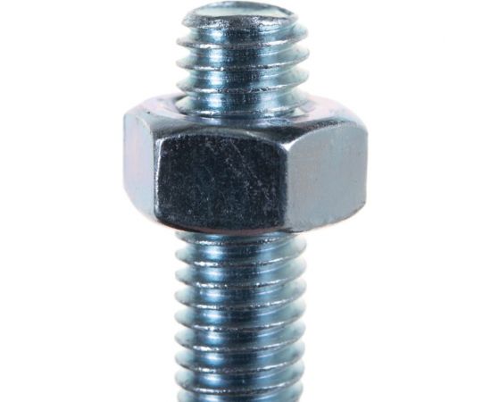 Мебельный болт Tech-Krep DIN603 оцинк. М8х50 с гайкой 4 шт 108769 – изображение 4