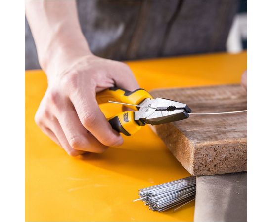 Комбинированные плоскогубцы DELI DL2006 160мм, CrV, двухкомпонентная рукоять 98444 – изображение 6