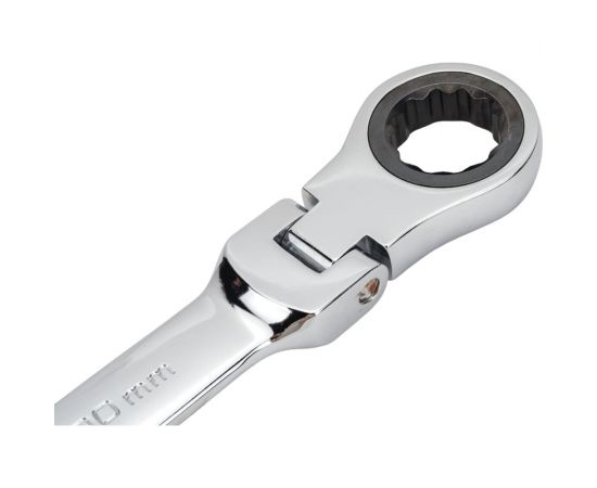 Комбинированный ключ МастерАлмаз трещеточный, с гибкой головкой, 180 град. 30 мм 10502929 – изображение 5