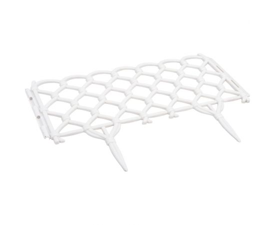 Декоративный заборчик Дачная мозаика Фаберже белый 15241 – изображение 2