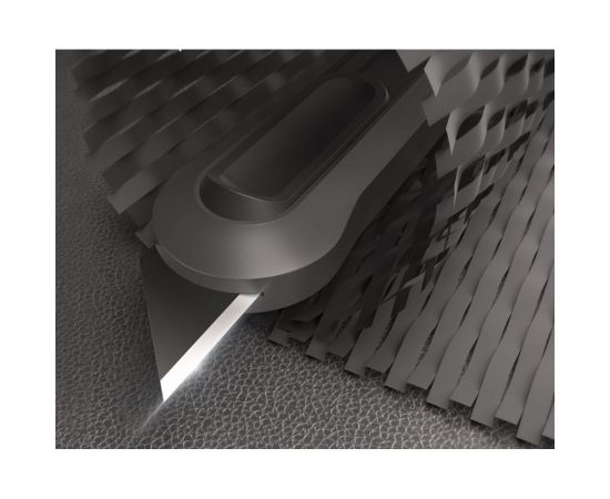 Технический нож DELI home series gray ht4008c Т-образное лезвие, эксклюзивный дизайн, софттач пластик, безопасная конструкция, подарочная упаковка 112885 – изображение 5