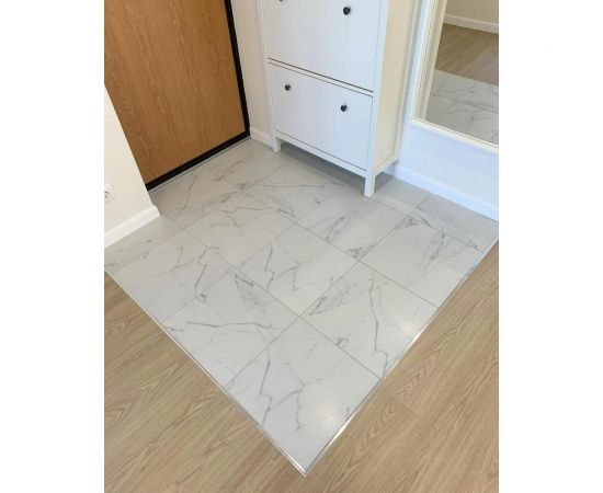 Порог т-образный алюминиевый Лука (20 мм; 2.7 м; Дуб мелфорд грей) УТ000066300 – изображение 2