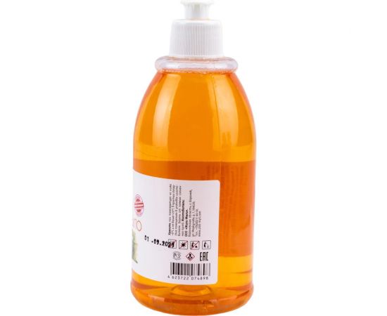 Жидкое мыло Жили-Мыли Медовый спас 0.5 л, флакон с пуш-пуллом 4623722074898 – изображение 3