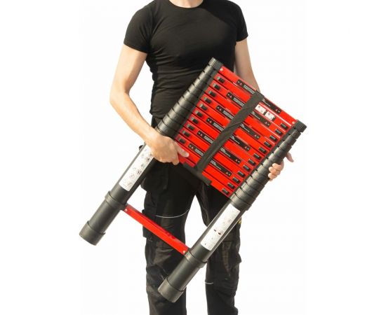 Телескопическая лестница WORKY BLACK 3.8 м, 13 ступеней ARD239080 – изображение 5