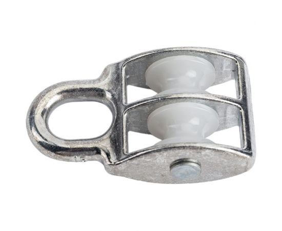 Двойной оцинкованный блок для троса, нейлоновый шкив 15мм 1шт - ярлык Tech-Krep 112728 – изображение 3