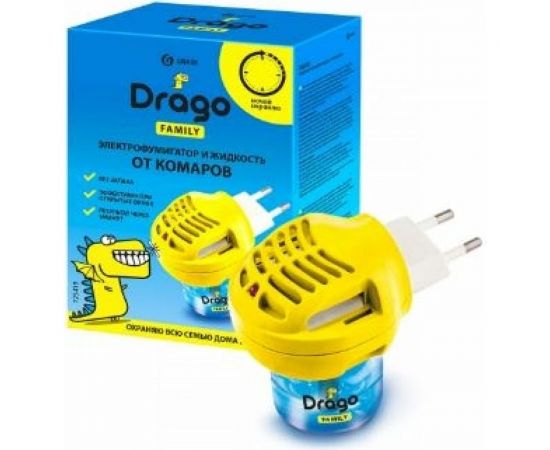 Инсектицидное средство Grass Комплект: электрофумигатор + жидкость NS-0002 – изображение 2