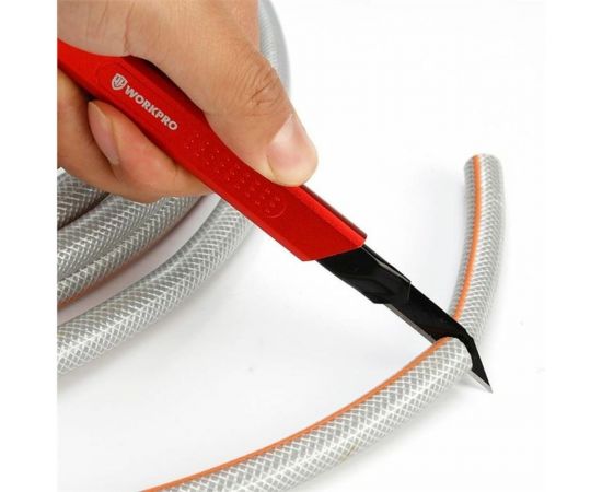 Нож для графических работ WORKPRO с отламывающимися лезвиями 30 град. 9мм WP212012 – изображение 3