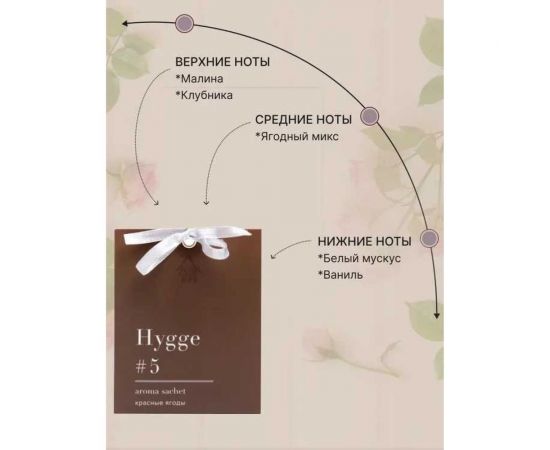 Ароматическое саше ARIDA HOME Хюгге №5 Красные ягоды 10 гр АР 100-219 – изображение 2