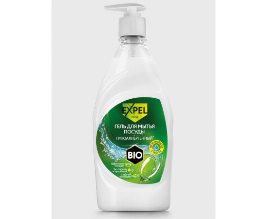 Гель для мытья посуды Expel первый снег (без запаха) 520 мл (12) TS00041 
