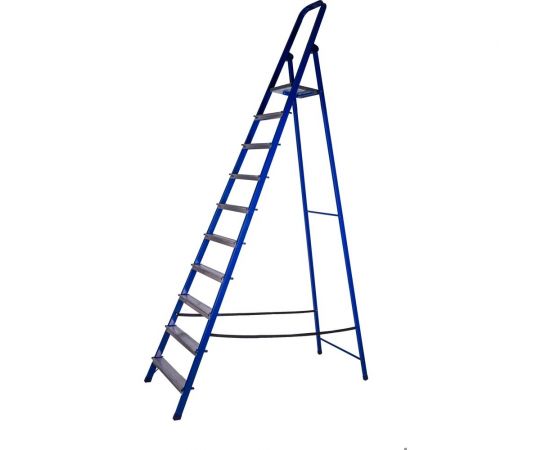 Стальная стремянка с алюминиевыми ступенями STAIRS 10 ступеней CS 10 