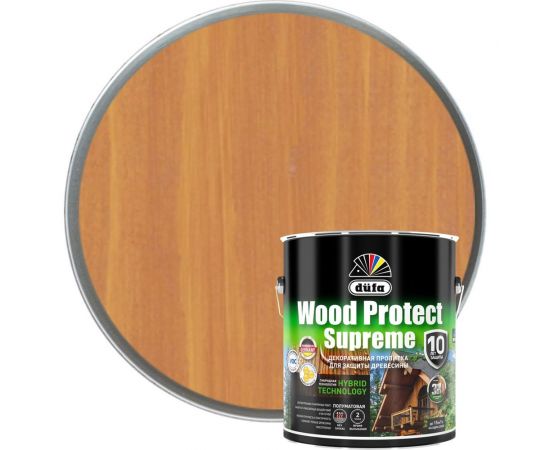 Пропитка Dufa WOOD PROTECT Supreme, сибирская лиственница 2,5 л МП00-008530 