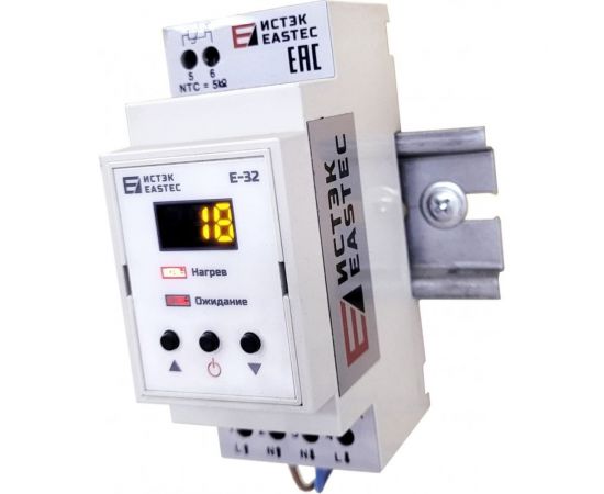 Терморегулятор EASTEC (На DIN рейку. 3,5 кВт) E-32 DIN 