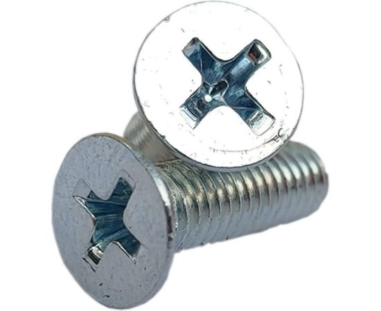 Винт ZAMETAL М6х50 потайн. гол., DIN 965, оц., 200 шт ZA513717 