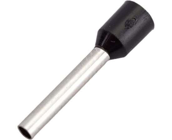 Наконечник-гильза HLT Ншви 1.5 мм2 с изолированным фланцем черый Е1512 L=12мм упаковка 100 шт 084-04-34,084-04-034 4670042794081 – изображение 5