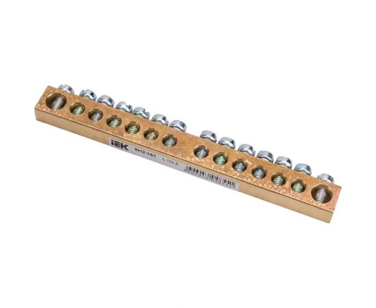 Нулевая шина, 8х12, 14/1 IEK YNN20-14-100 – изображение 6