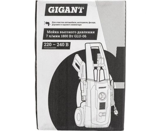 Мойка высокого давления Gigant GLU-06 – изображение 3