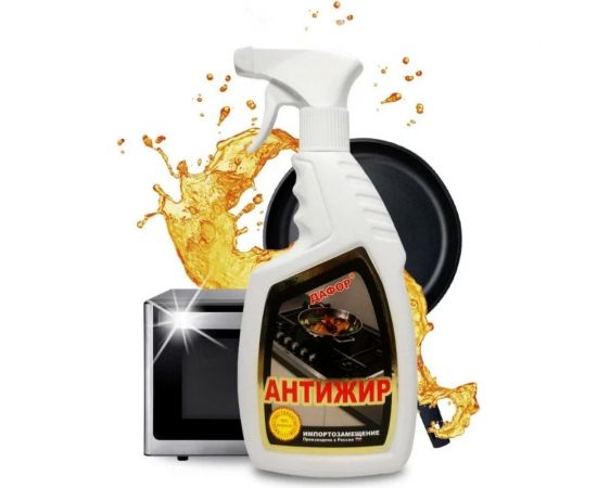 Средство для удаления жира для плит и духовок Дафор - АНТИЖИР 750 мл 4607002303335 – изображение 7