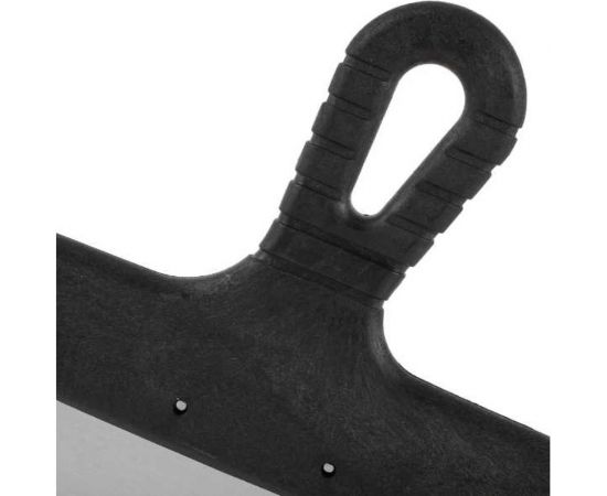 Зубчатый шпатель КЭС 8x8 мм, нержавеющая сталь, пластиковая рукоятка, 250 мм 10000048 – изображение 2