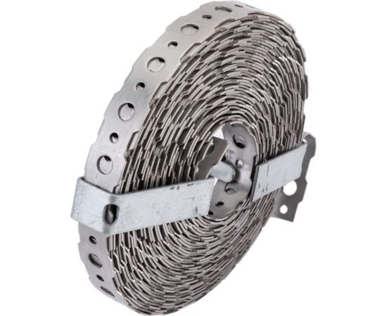 Перфорированная лента VORMANN 16x0,9 мм, 10 м, нержавеющая сталь 011403016 – изображение 3