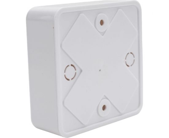 Распределительная коробка GREENEL наружного монтажа 75х75х28мм БЕЛАЯ GE41215-01 – изображение 3