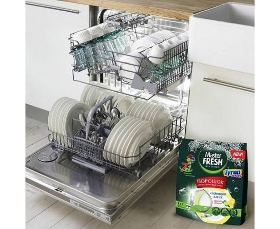 Порошок для посудомоечной машины MASTER FRESH 7-В-1 1 кг 219584 – изображение 2
