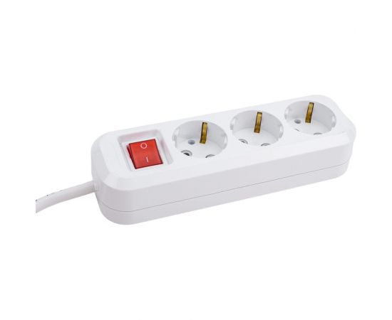 Удлинитель UNIVersal s-303а пвс 3/1,5 3гн. с заземлением, с выключателем, длина 7м (еврослот) 1728 – изображение 3