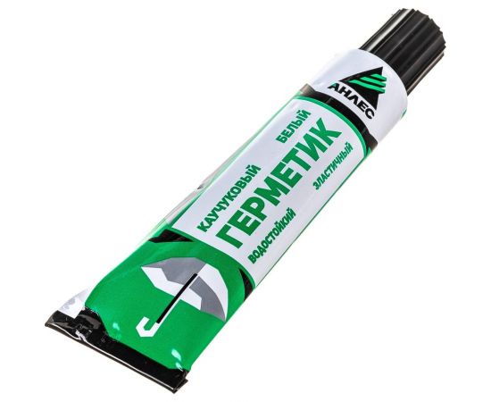 Каучуковый герметик Анлес 40 мл белый 70251 – изображение 2