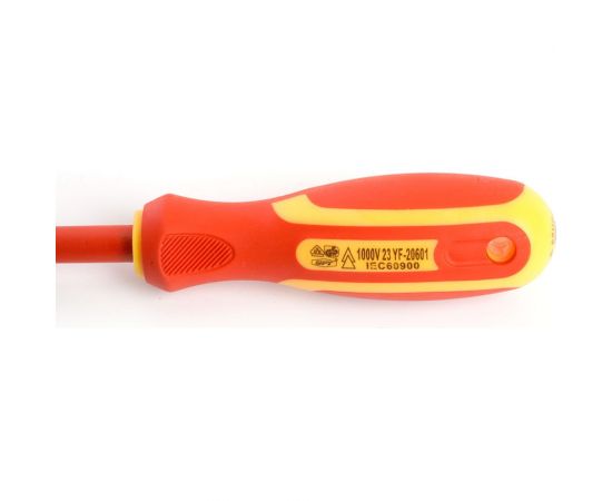 Диэлектрическая шлицевая отвертка STEKKER SL 6.5 х 150мм, SDE-SL65-150, 39768 – изображение 5