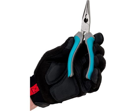 Плоскогубцы РАДИАНТ 160 мм комб. с изолир. ручками с удл. полукруглыми губками 47026 – изображение 2