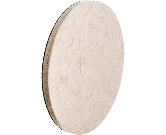 Диск войлочный на липучке Normal СЕРЫЙ (125х6 мм) SKRAB 35560 – изображение 2