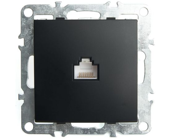 Компьютерная 1-местная розетка RJ-45 STEKKER (механизм), серия Эрна, PST00-91 49151 