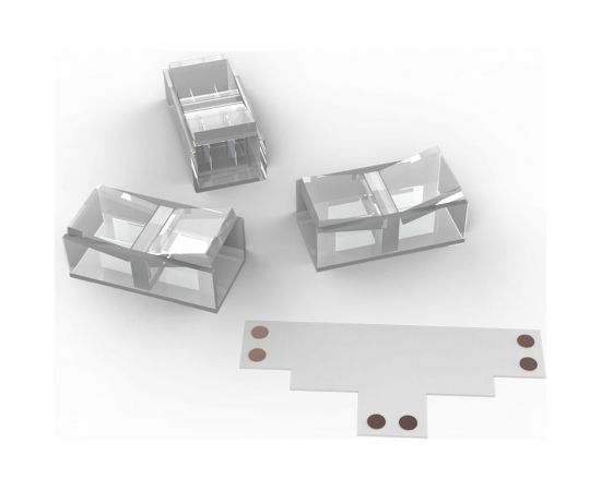 Набор коннекторов Gauss Basic: Т-образный коннектор, 3 клипсы, 8-10 мм, IP20 BT400 