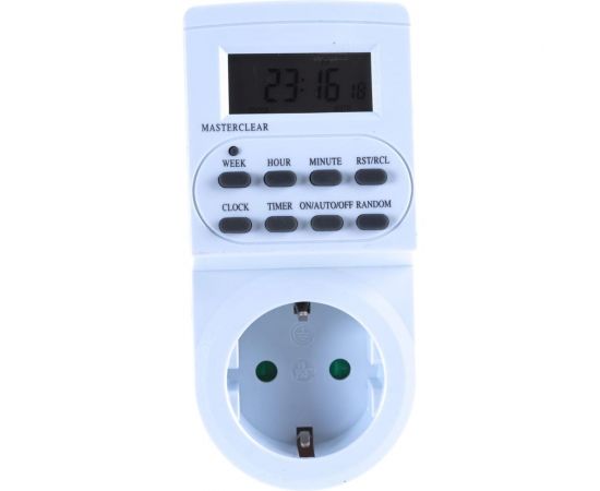 Розетка с электронным таймером Smartbuy недельный+суточный 3600Вт SBE-STE1 