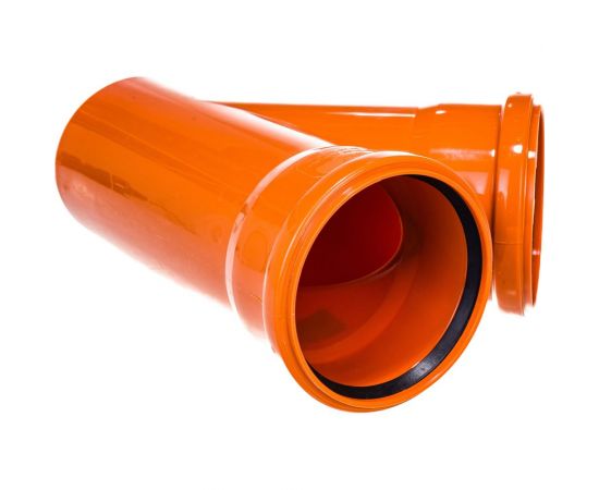 Тройник для наружной канализации RTP D 110х110 мм, 45 град 36512 