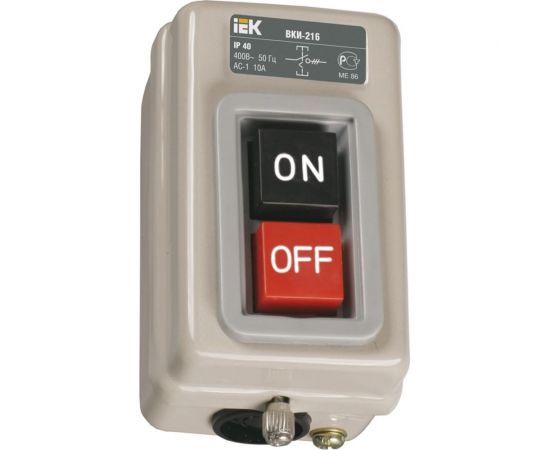 Выключатель IEK ВКИ-211, 3Р, 6А, 230/400В, IP40 KVK10-06-3 