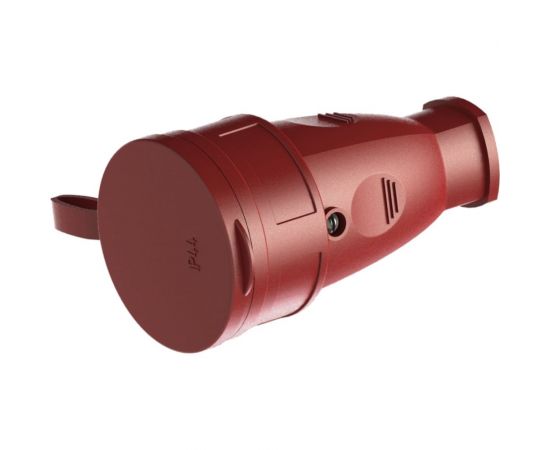 Переносная розетка SVET РА 16-005 УХЛ4, каучук,цвет - красный SV0303-0006 