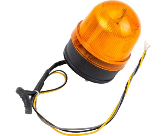 Светосигнальный маячок INNOCONT d=70мм, L=85мм, светодиод, вращение, зуммер, цвет: желтый, 220VAC, IP54, кабель 0.5м SL70B-220-Y 