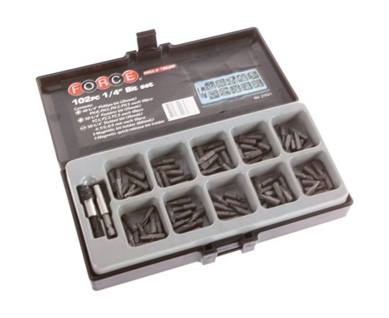 Набор бит 102 шт. FORCE 21021 