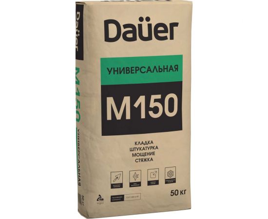 Универсальная сухая смесь Dauer м-150 50 кг Z-15*50 