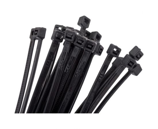 Монтажный пластиковый хомут Энкор 3,6x200 черный 100шт 29970 