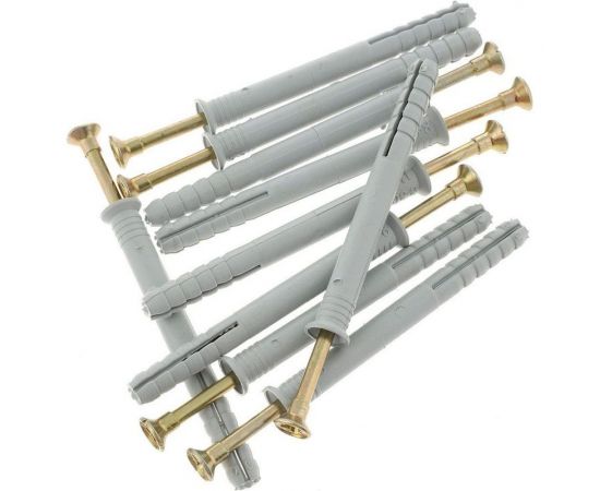 Дюбель-гвоздь Качественный крепеж потайной бортик 6х80 60 шт. 0500620 КЧ 