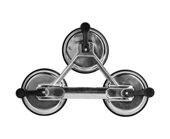 Алюминиевый тройной вакуумный стеклодомкрат BEOROL до 150 кг 245762 – изображение 3