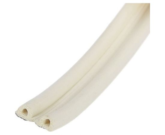 Резиновый уплотнитель TUNDRA Krep профиль Р, размер 5.5х9 мм, белый, в упаковке 6 м 3794730 – изображение 3