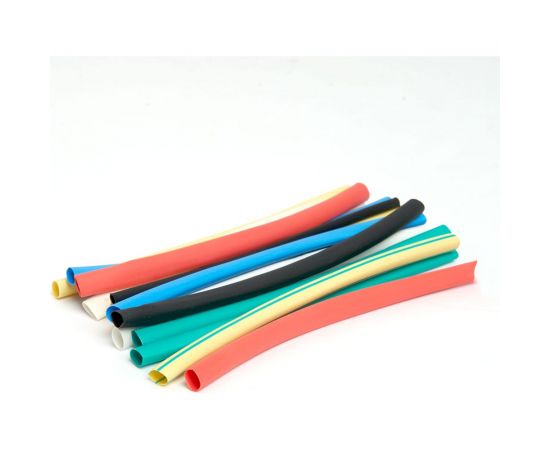 Набор термоусадочных трубок STEKKER HSHTS-420-10M, длина 10 см, коэф. усадки 2:1, мультиколор 21 шт в упаковке 39711 – изображение 5