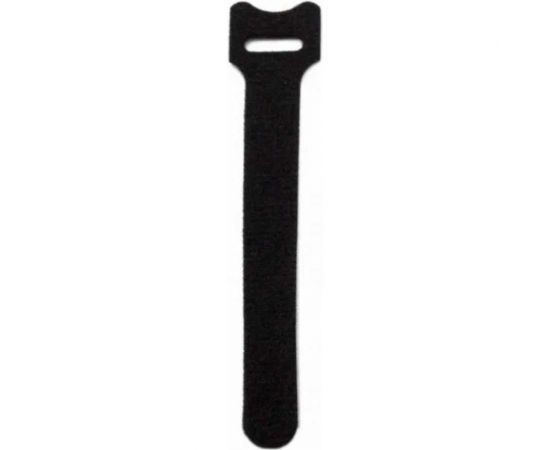 Хомут для кабеля Cabeus липучка с мягкой застежкой, 135x14 мм, черный, 10 шт. CLAMP-135-BK – изображение 3